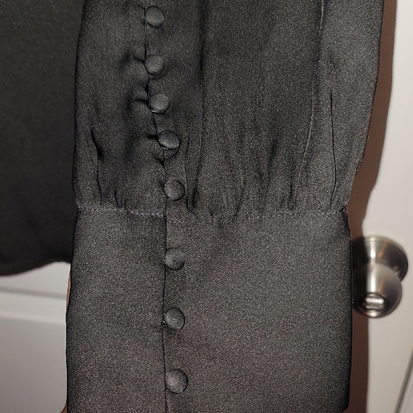 Express Classic Black Pullover Scoop Neck Blouse Sz: XL - Picture 7 of 8